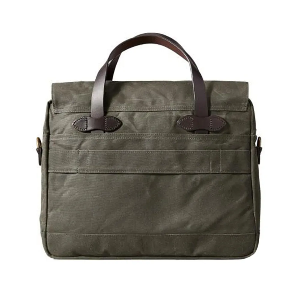 24-Hour Tin Cloth Briefcase | Otter Green