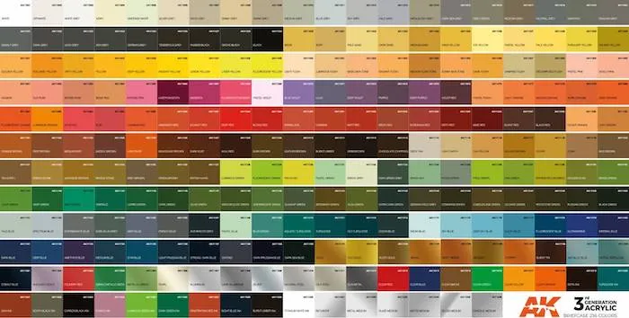 AK 11701 Briefcase With 236 Gen 3 Colors