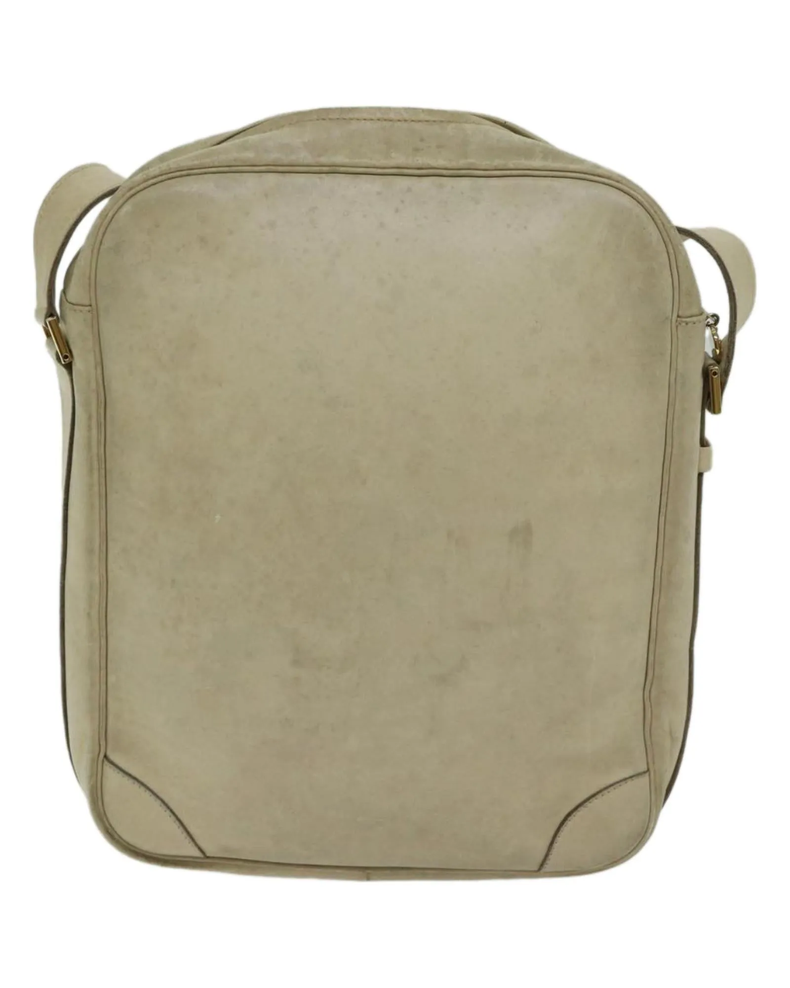 Beige Leather Shoulder Bag with CC Logo by CHANEL