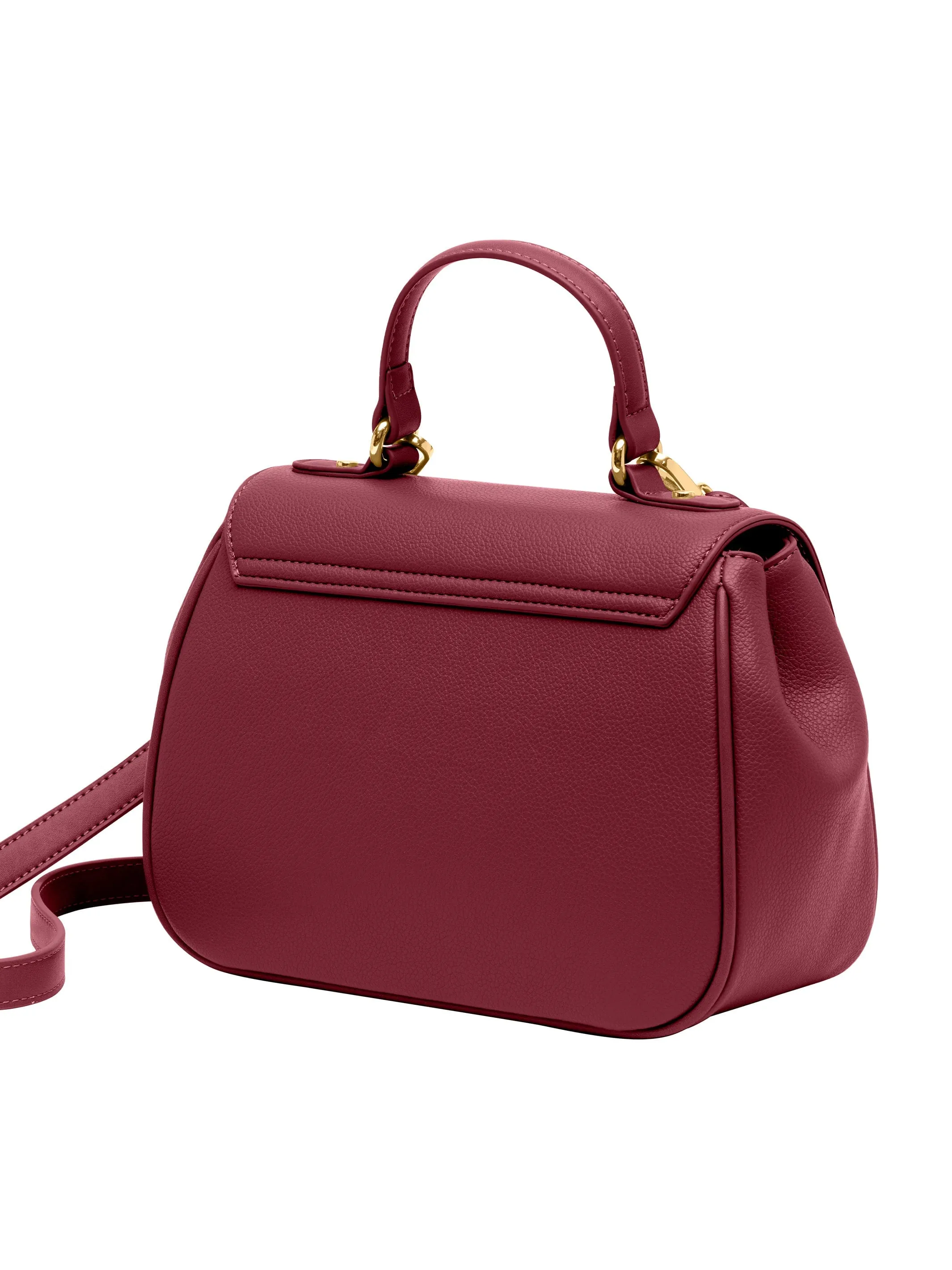 Cavalli Class LUCCA Burgundy Medium Top Handle Shoulder Bag