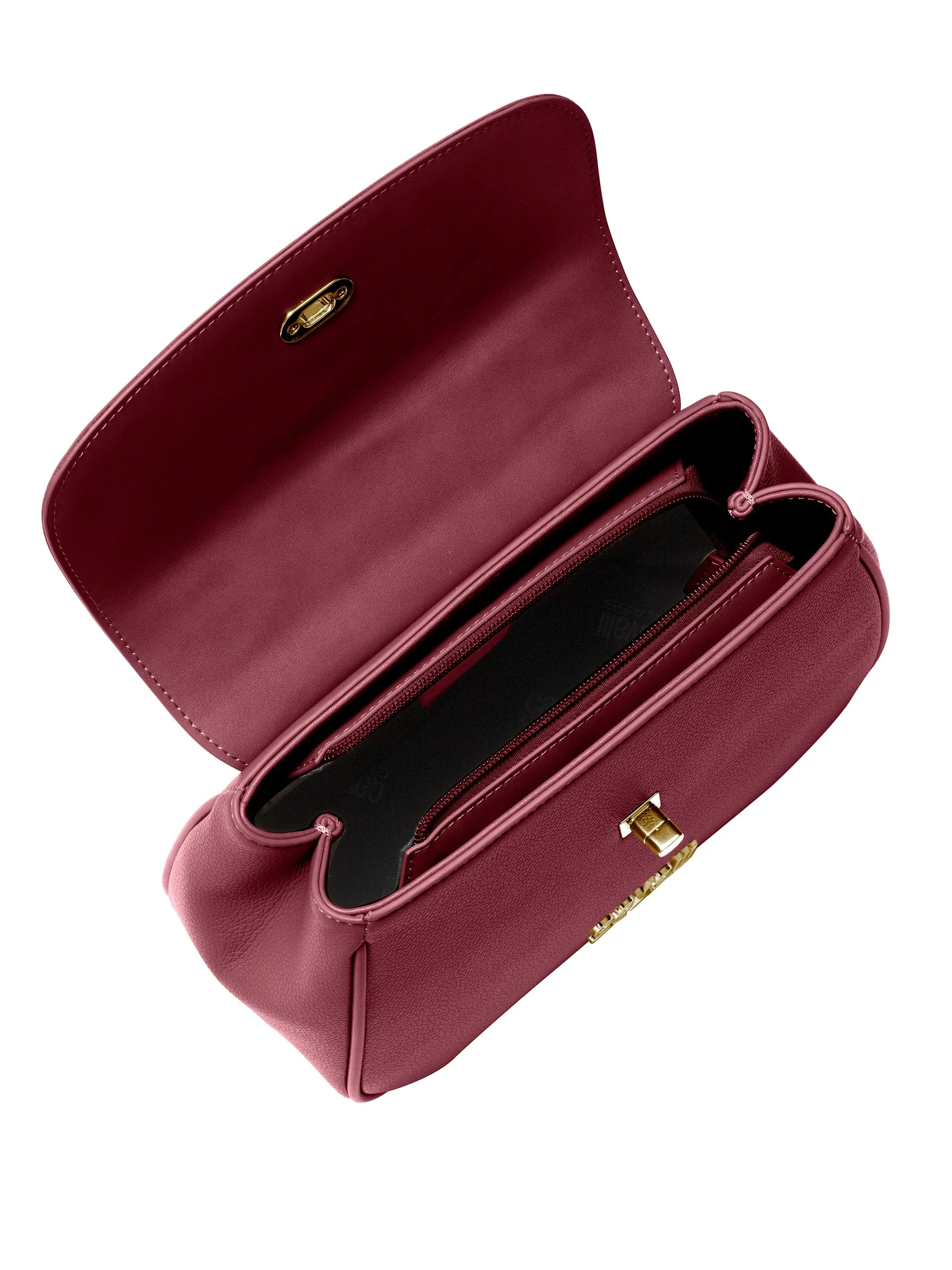 Cavalli Class LUCCA Burgundy Medium Top Handle Shoulder Bag