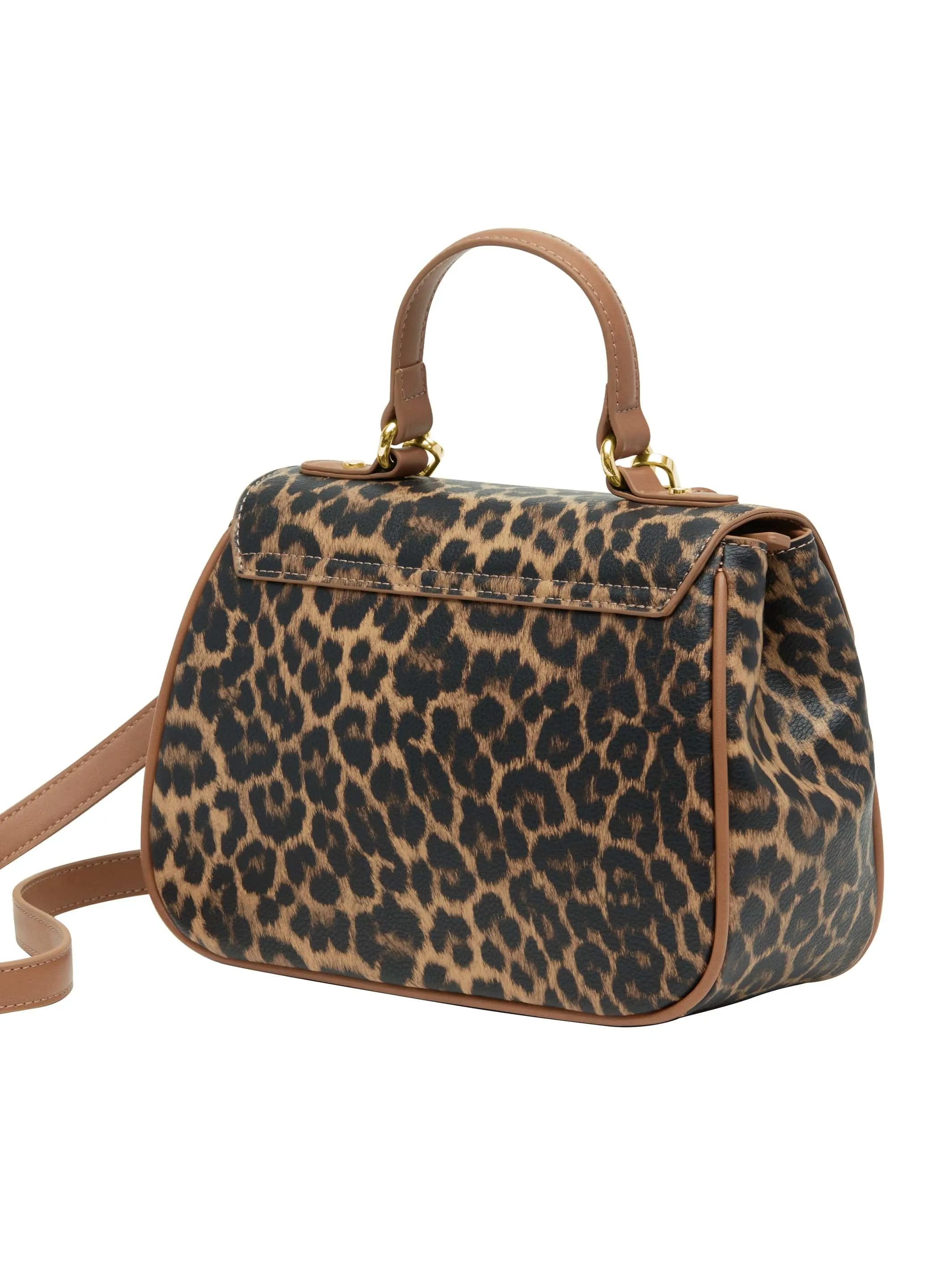 Cavalli Class LUCCA Camel Medium Top Handle Shoulder Bag
