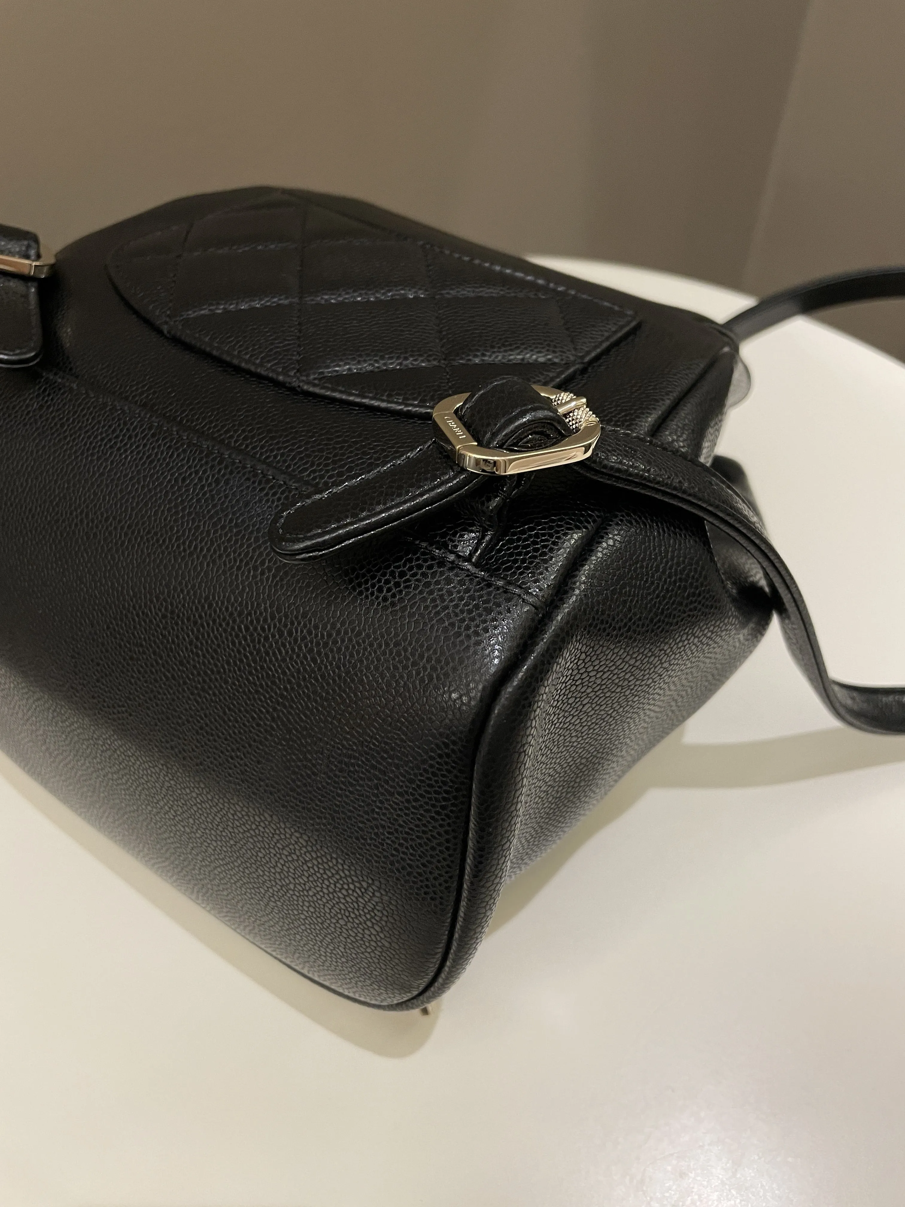 Chanel 22B Business Affinity Backpack Black Caviar