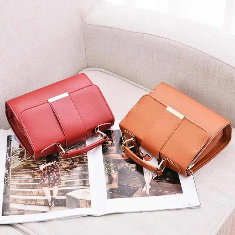 Classic Style Rectangle Top Handle Handbag