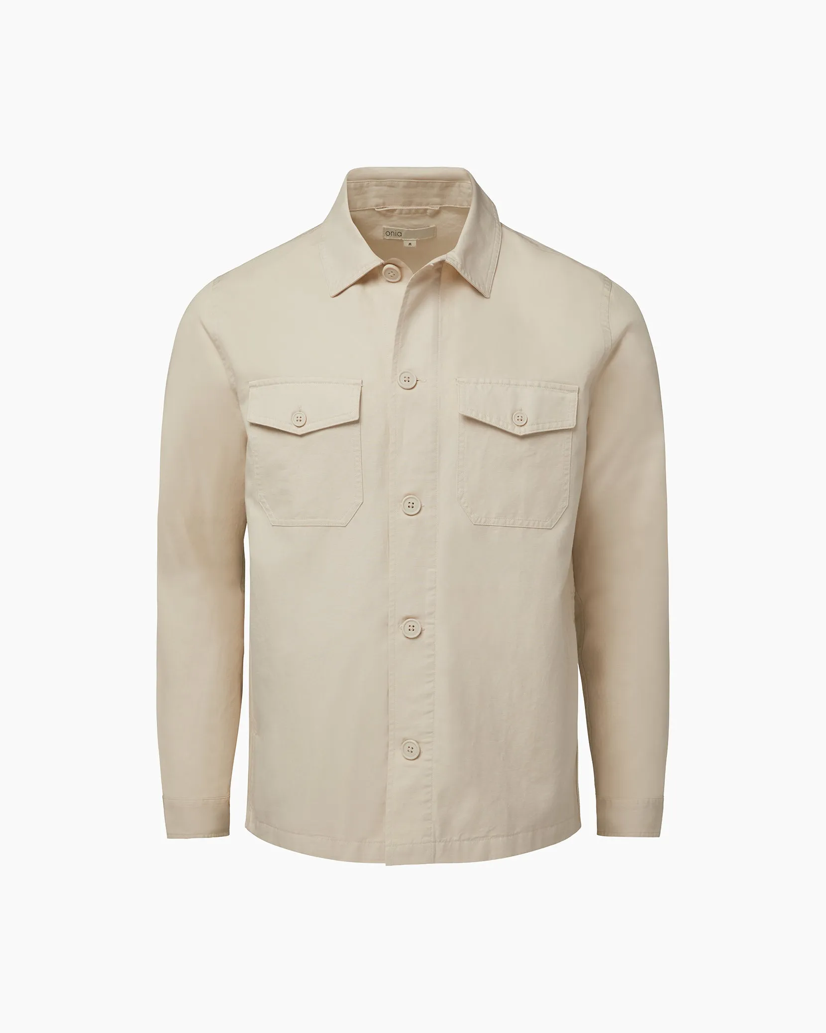 Garment Dyed Twill Overshirt