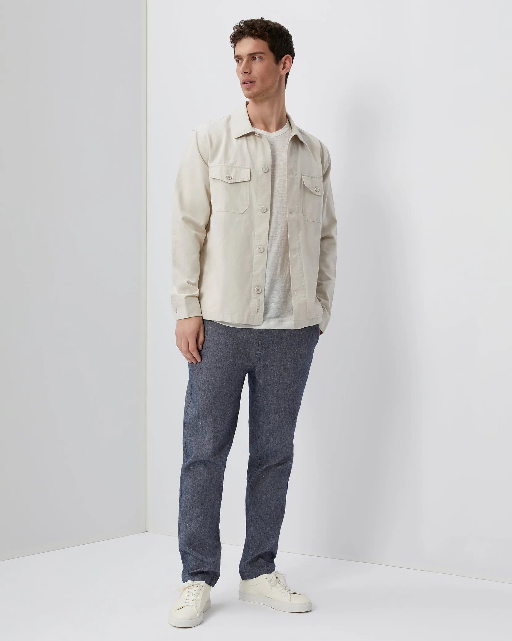 Garment Dyed Twill Overshirt