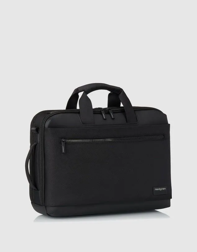 HEDGREN  Display 3 Way Briefcase/Backpack 15.6" RFID
