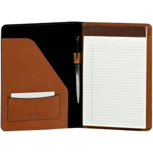 Junior Leather Pad Folio -  English Bridle Leather style #313