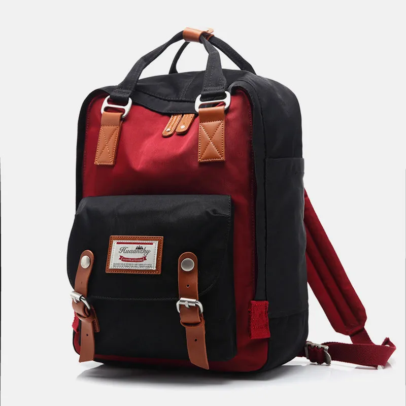Large Multi-Pocket College Vinatge Travel Bakcpack