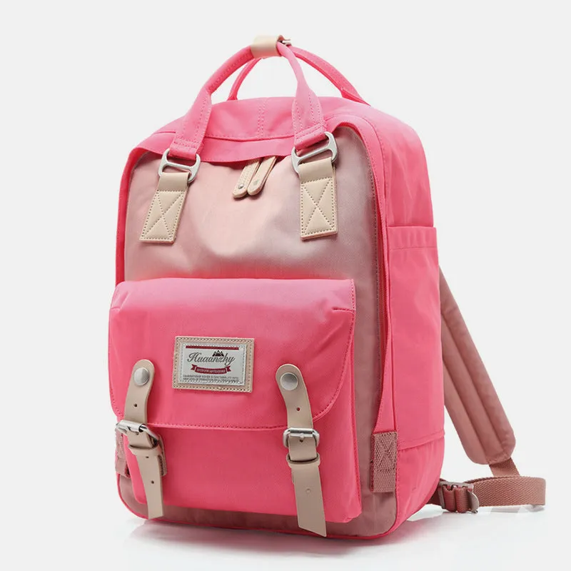 Large Multi-Pocket College Vinatge Travel Bakcpack