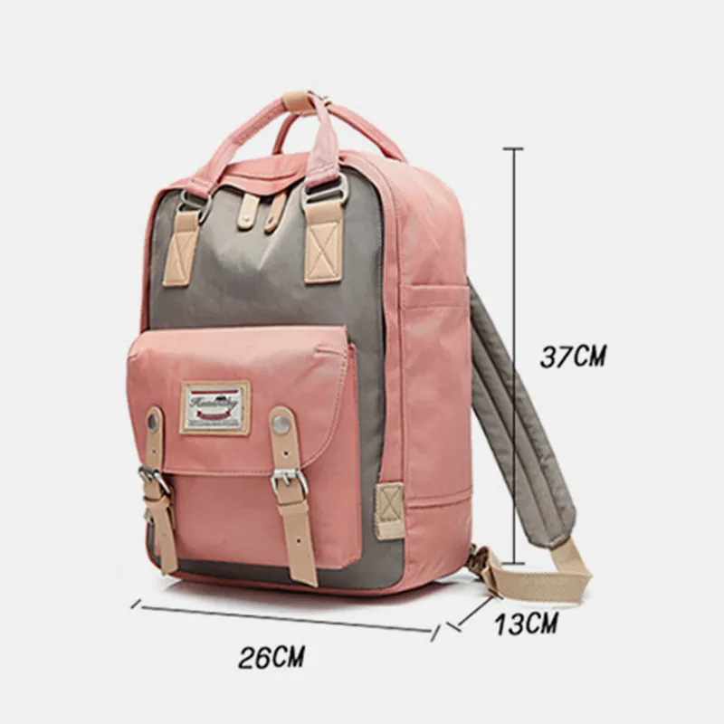 Large Multi-Pocket College Vinatge Travel Bakcpack