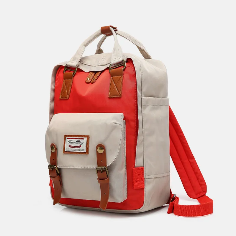 Large Multi-Pocket College Vinatge Travel Bakcpack