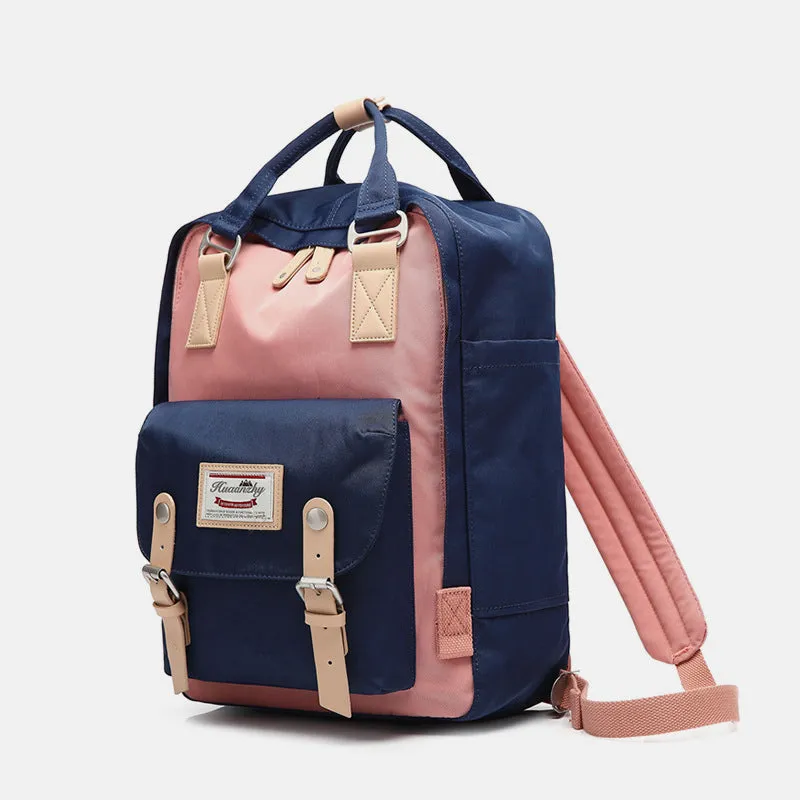 Large Multi-Pocket College Vinatge Travel Bakcpack