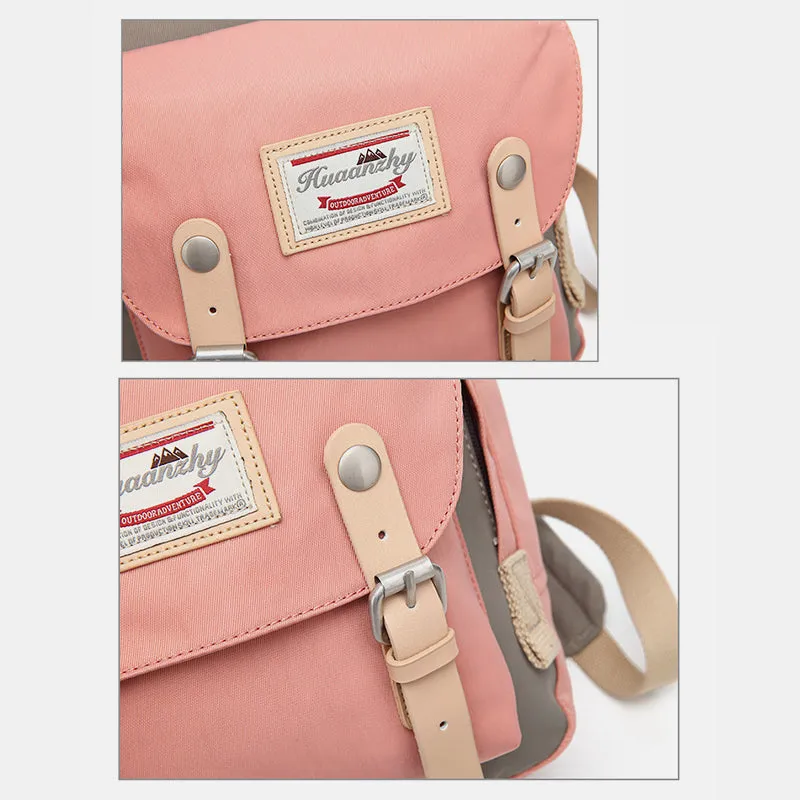 Large Multi-Pocket College Vinatge Travel Bakcpack
