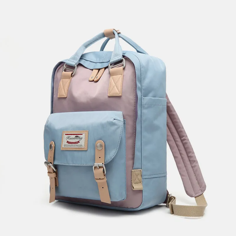 Large Multi-Pocket College Vinatge Travel Bakcpack