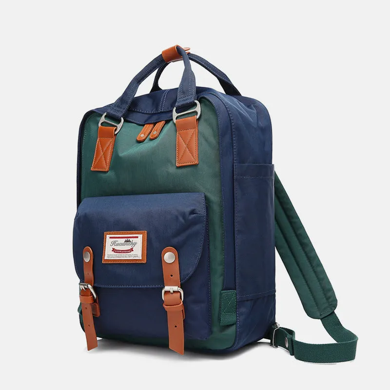 Large Multi-Pocket College Vinatge Travel Bakcpack