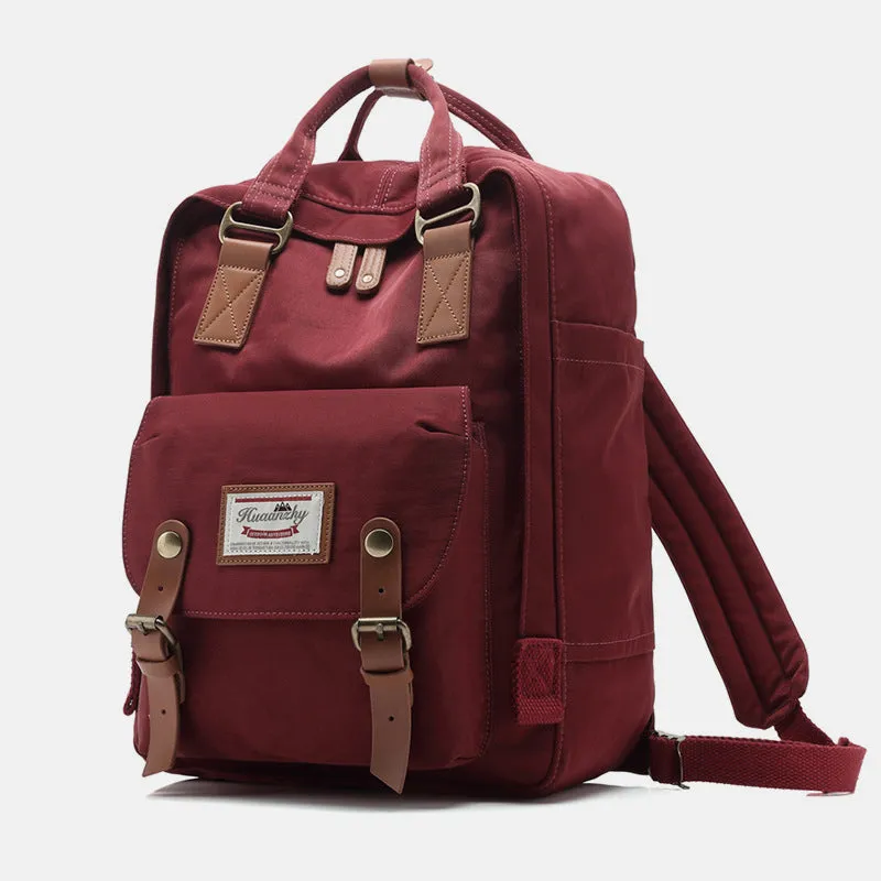 Large Multi-Pocket College Vinatge Travel Bakcpack