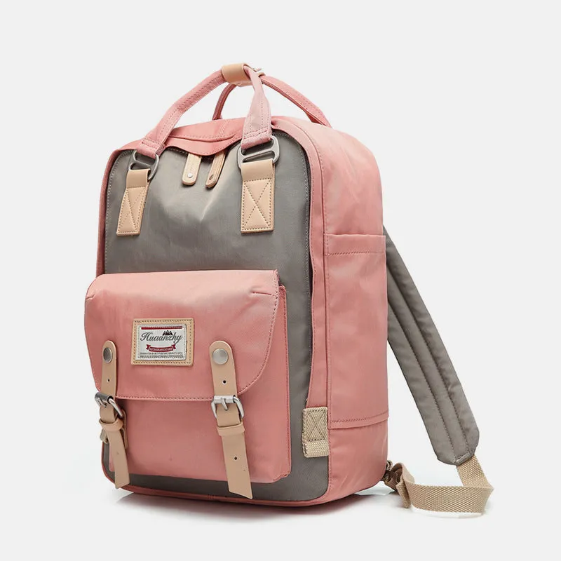 Large Multi-Pocket College Vinatge Travel Bakcpack