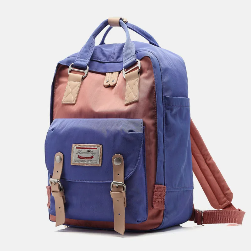 Large Multi-Pocket College Vinatge Travel Bakcpack