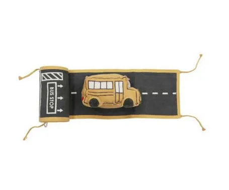 Lorena Canals Soft Toy Ride & Roll School Bus