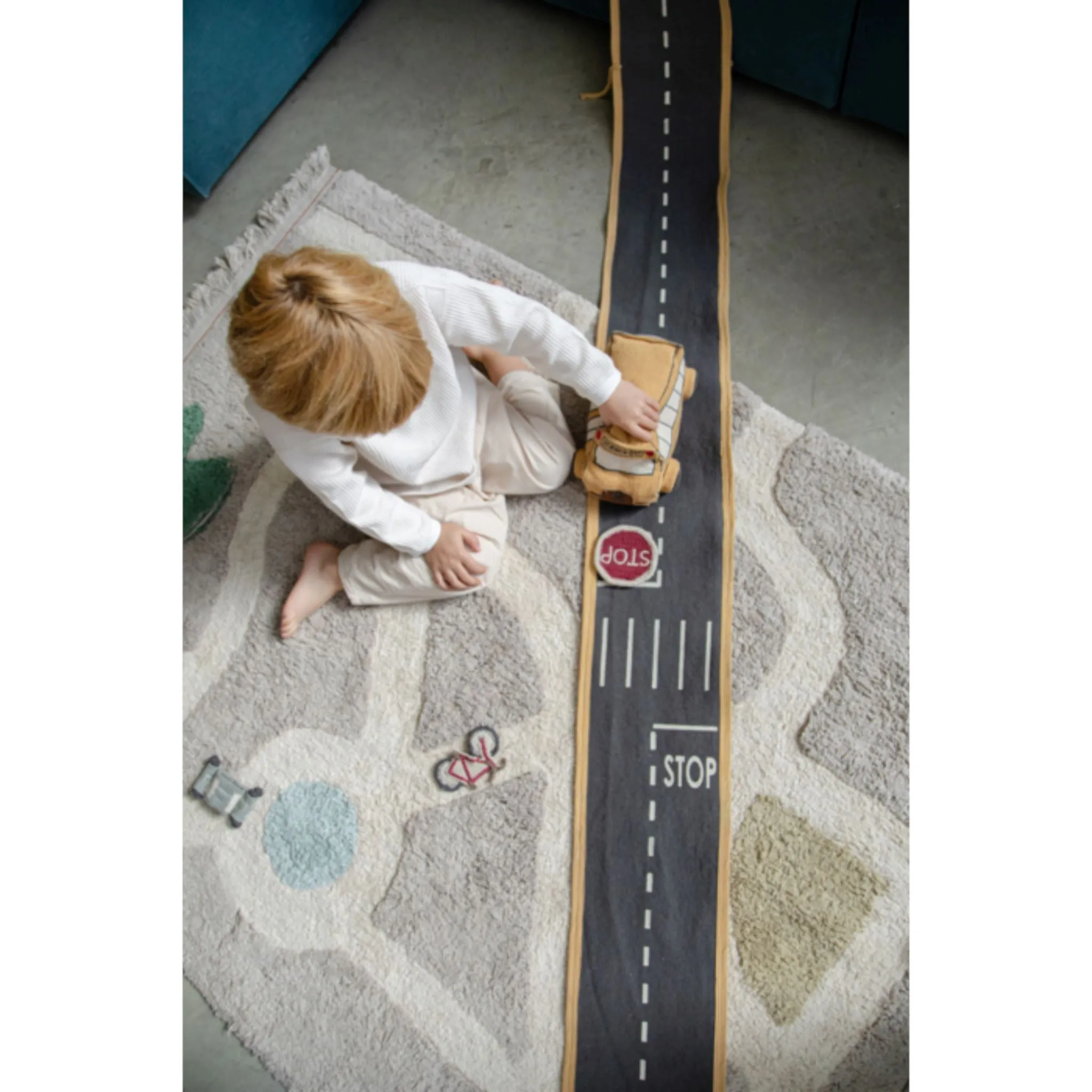 Soft Toy Ride & Roll School Bus