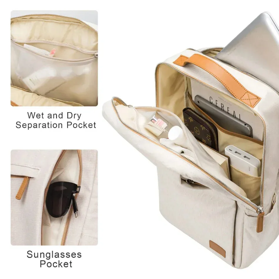 UAKISS  -  Multifunctional Travel Backpack Woman Airplane Bag Air Women's Notebook Bags For Women USB Charging Lightweight Laptop Bagpacks