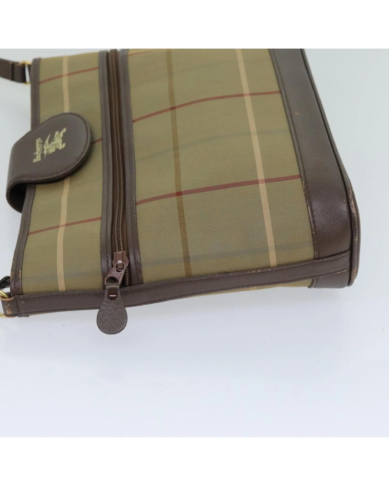 Vintage Burberry Check Shoulder Bag