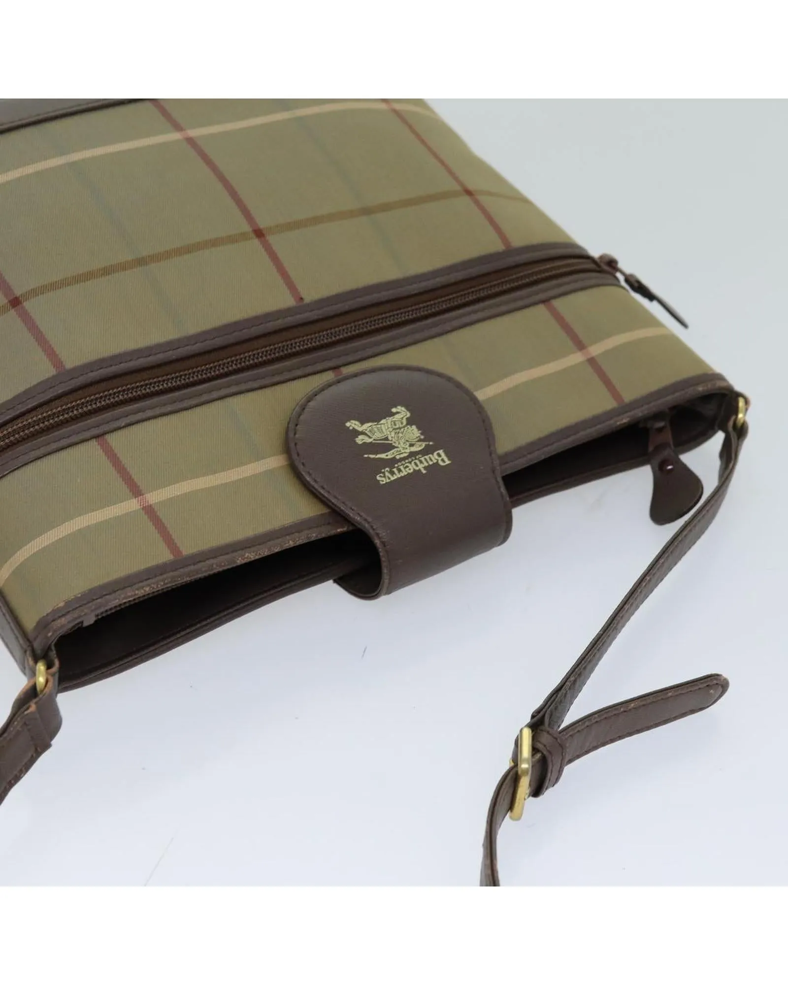 Vintage Burberry Check Shoulder Bag